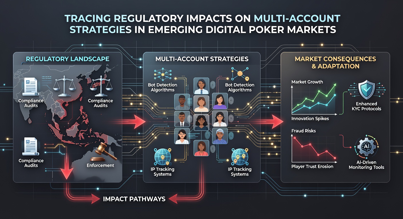 Analytics dashboard displaying poker player activity patterns and regulatory compliance metrics